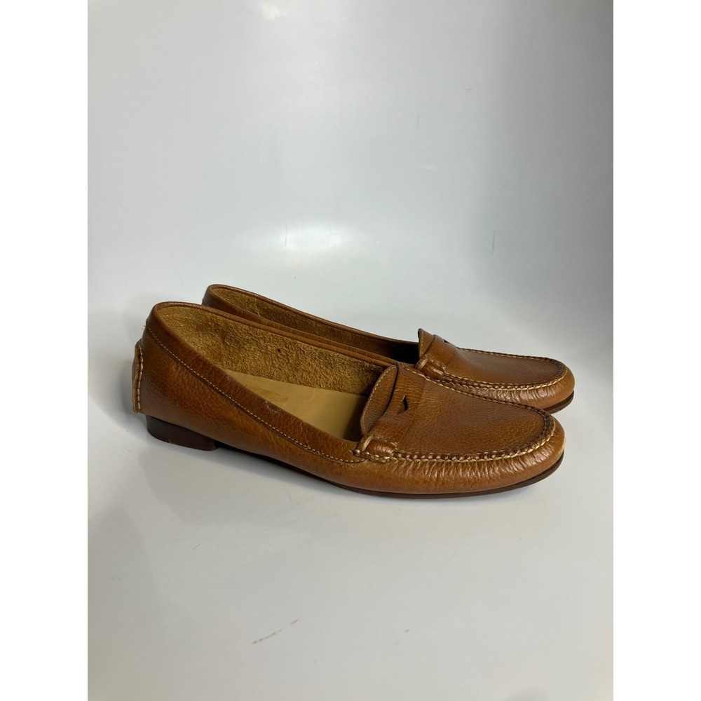 Fairmount tan leather penny loafers women's‎ size 9.5 business casual preppy
